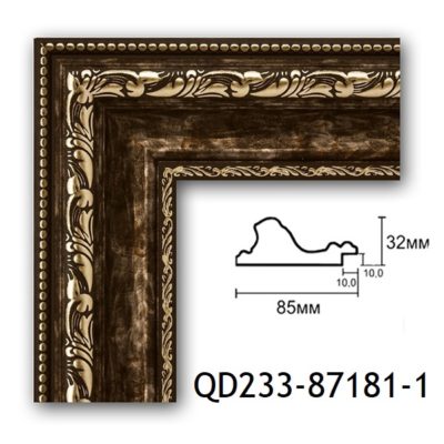 QD233-87181-1 БАГЕТ ПЛАСТИК ШИР.8,5 СМ 2,9 М