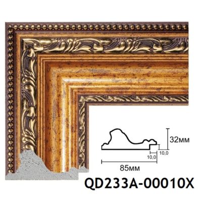 QD233A-00010X БАГЕТ ПЛАСТИК ШИР.8,5 СМ 2,9 М