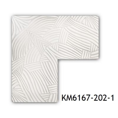 KM6167-202-1 БАГЕТ ПЛАСТИК ШИР.7,6 СМ 2,9 М