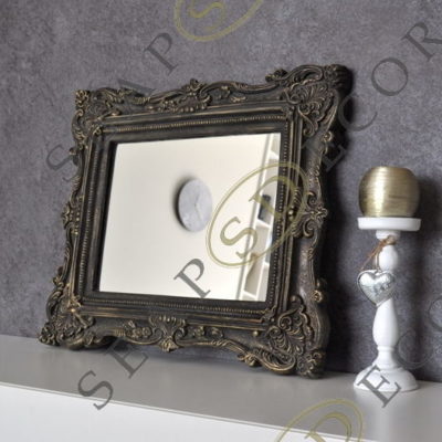 ЗЕРКАЛО ВЛАГОСТОЙКОЕ(ЧИСТОЕ) В ГИПСОВОЙ РАМЕ R1.40X60.GLD-01.NEW