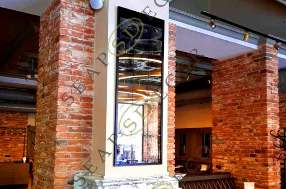 Каминное зеркало в ресторане “Хмельной князь” сети ресторанов “Пивная дума”