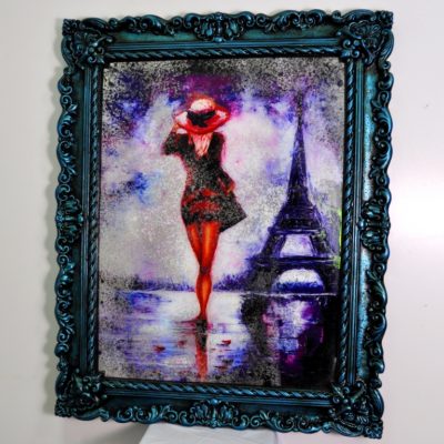 СОСТАРЕННАЯ КАРТИНА R2 MADAM IN PARIS №76