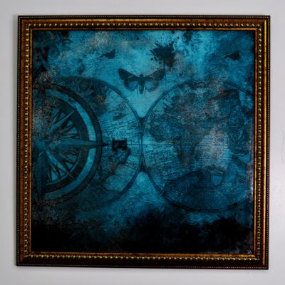 КАРТИНА X7 600X600 GRANGINA BLUE MAP №61