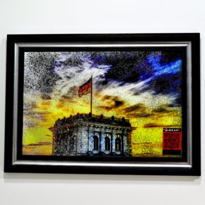 СОСТАРЕННАЯ КАРТИНА X6. REICHSTAG BERLIN №7074