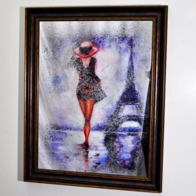 СОСТАРЕННАЯ КАРТИНА X8. MADAM IN PARIS №574