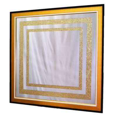X10 GLITTER SQUARE GOLD. БЛЕСТЯЩЕЕ ЗЕРКАЛО №3310