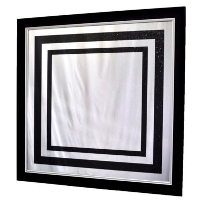 X10 GLITTER SQUARE BLACK. БЛЕСТЯЩЕЕ ЗЕРКАЛО №3308