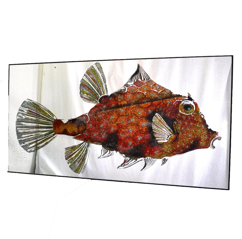 DIAMOND CRYSTAL GLITTER FISH. X9. №3348